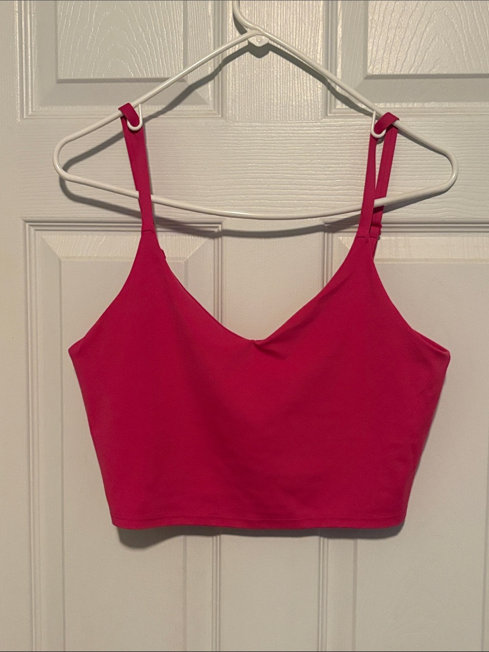 Athleta Bright Pink Cropped Camisole Tank
